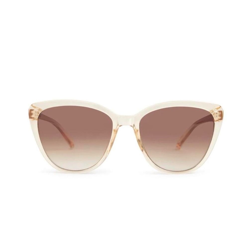 RZ by Rachel Zoe Nina Cat Eye Sunglasses in Nude / Crystal Brown - MSRP $98 - Picture 4 of 8
